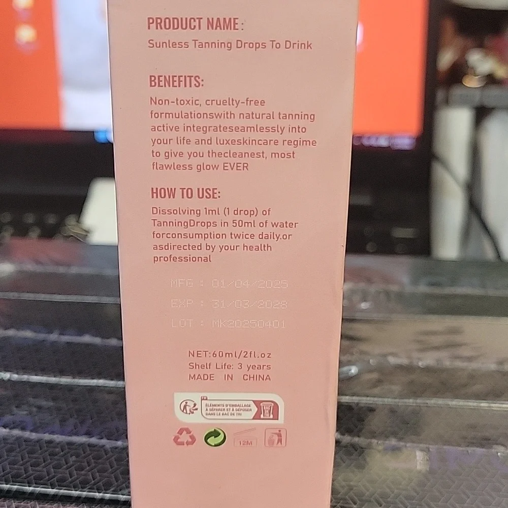 Groei Sunless Tanning Drops 60ml New Sealed Box